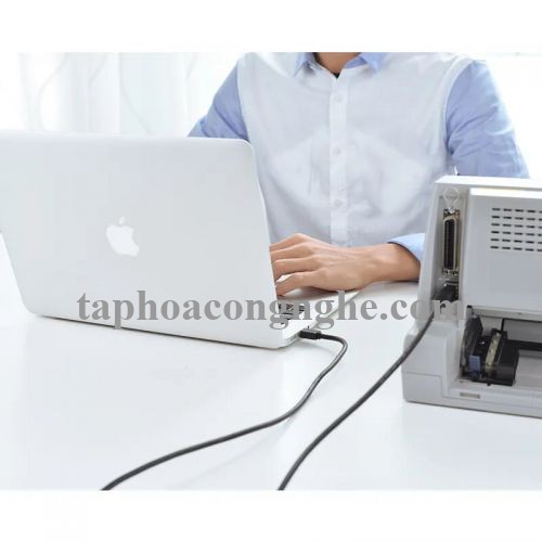 Ugreen 10362 15M màu Đen Cáp USB 2.0 sang USB B máy in có chip khuếch đại US122 30010362